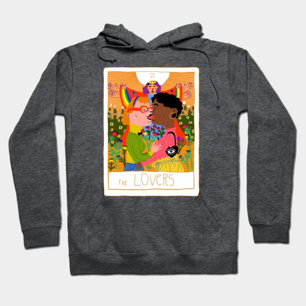 Lovers Tarot Hoodie by ezrawsmith